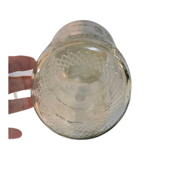 Vintage VLASIC FARMS Large Glass Pickle Jar 60 oz Embossed with Lid (Read) - Picture 3 of 4